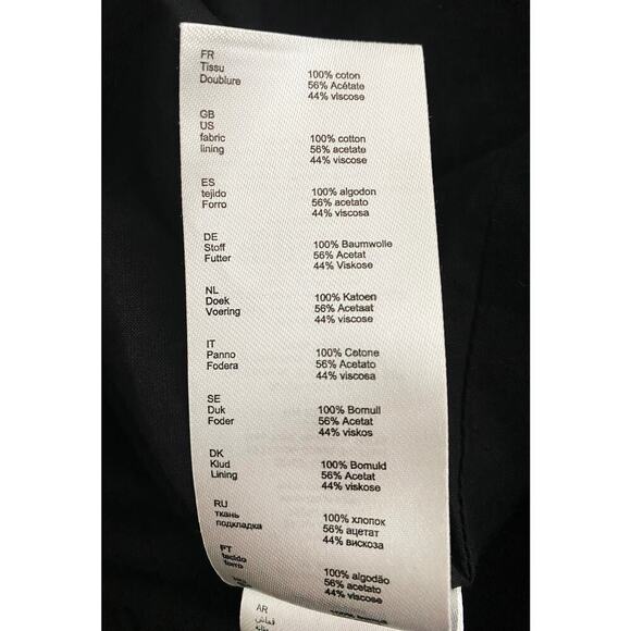 Maje Women's Jaggy Black A Line Eyelet Lined Pleated Mini Skirt Classic Flirty - Picture 7 of 8